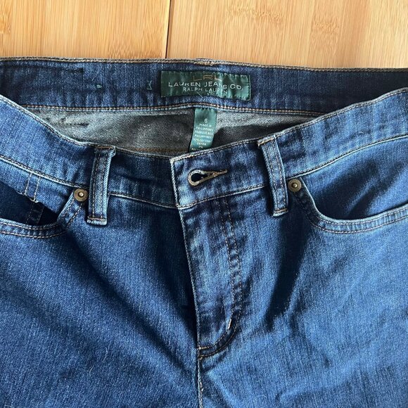 Women's Lauren Ralph Lauren Jeans Blue Modern Straight Denim size 6 - Picture 1 of 8